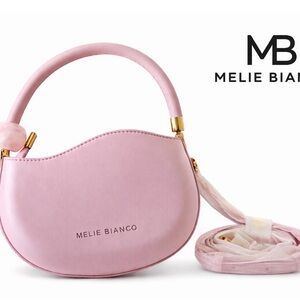 Melie Bianco Soft Pink Shoulder Bag